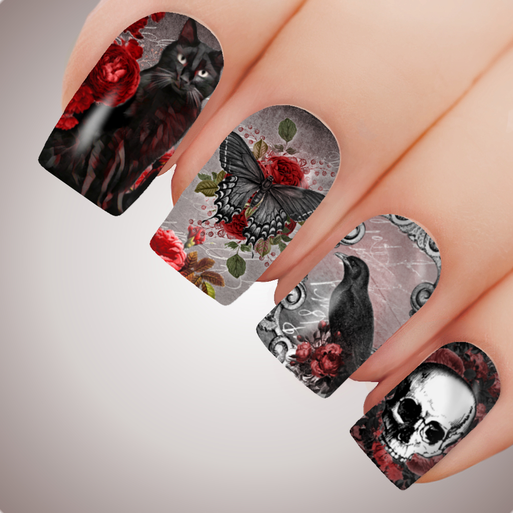 halloween-nail-art-ideas-bloody-vempire-nails | FashionGlint