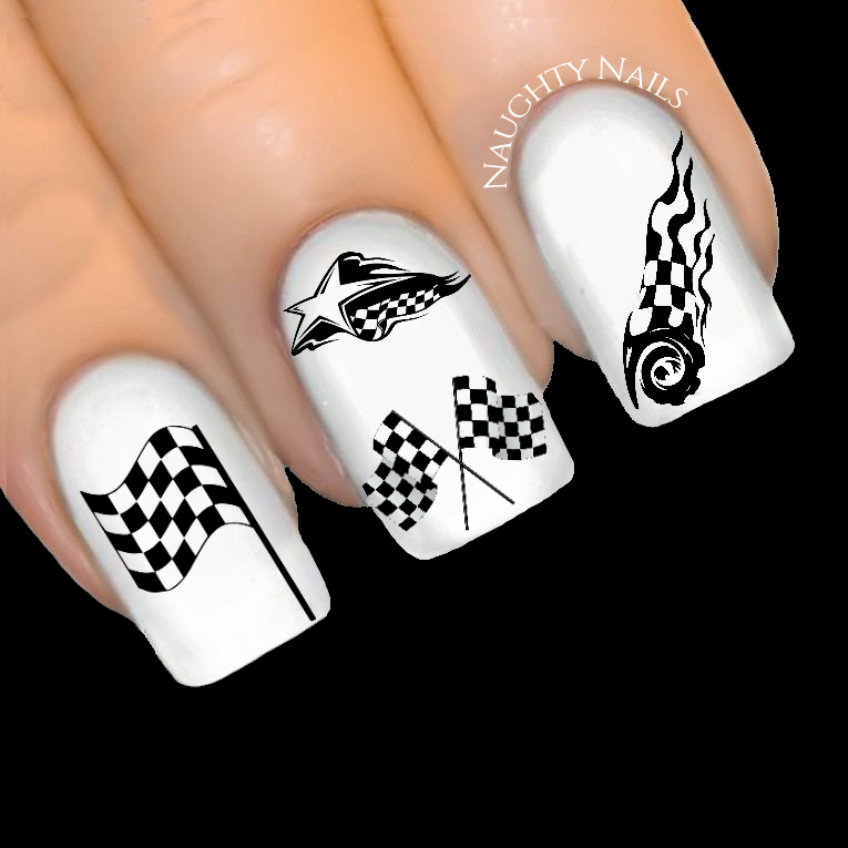 Nerdy for Nails: Racing Stripes
