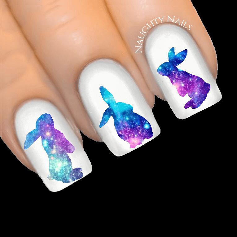 Easter Bunny Chicken & Egg Nail Art Decal Sticker - Nailodia