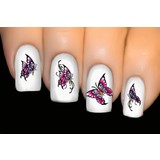 Charisma One - BUTTERFLY Nail Art Water Tattoo Transfer Decal Sticker #997