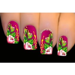 Mystical Rose - FULL COVER Nail Art Water Tattoo Transfer Decal Sticker #1896