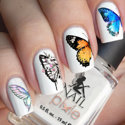 DREAMSCAPE BUTTERFLY Wing Nail Decal Art Water Slider Sticker Transfer