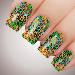 Vibrant Animal - ULTIMATE COLLECTION - Full Nail Art Decal Water Transfer Tattoo
