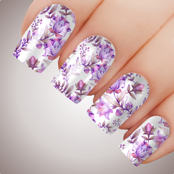 Giselle Floral - ULTIMATE COLLECTION - Full Nail Art Decal Water Transfer Tattoo