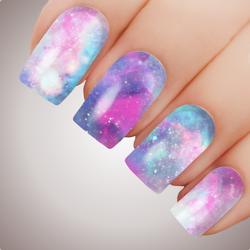Pastel Galaxy - ULTIMATE COLLECTION - Full Nail Art Decal Water Transfer Tattoo