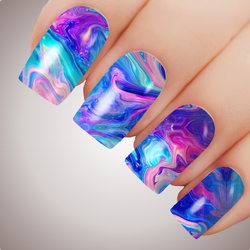 Marbled Dreams - ULTIMATE COLLECTION - Full Nail Art Decal Water Transfer Tattoo