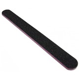 1 x Professional Acrylic Gel Natural Nail File 100 / 180 Black Red Straight 