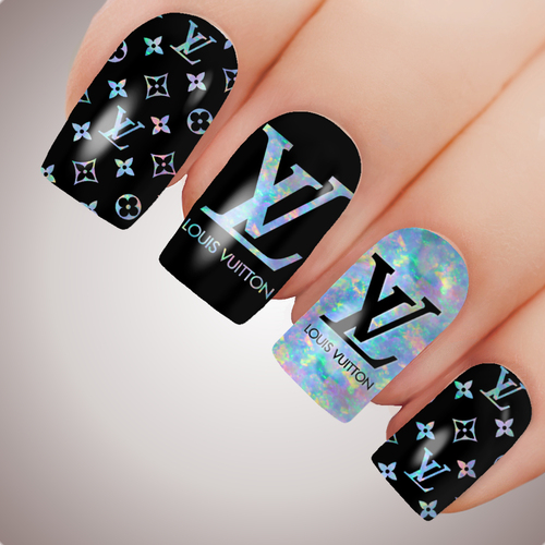 LV OPAL ESSENCE Luxe Full Cover Nail Decal Water Sticker Slider Art
