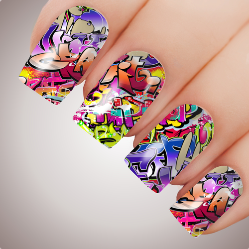 Graffiti - ULTIMATE COLLECTION - Full Nail Decal Water Transfer Tattoo
