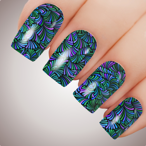 Jade Abundance - ULTIMATE COLLECTION - Full Nail Decal Water Transfer Tattoo