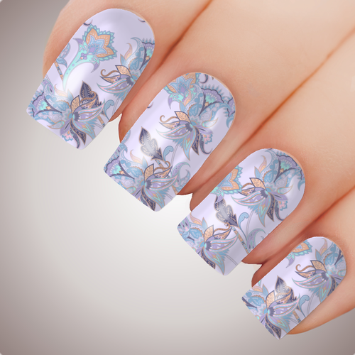 Violet - ULTIMATE COLLECTION - Full Nail Art Decal Water Transfer Tattoo