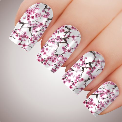 Cherry Blossom - ULTIMATE COLLECTION - Full Nail Art Decal Water Transfer Tattoo