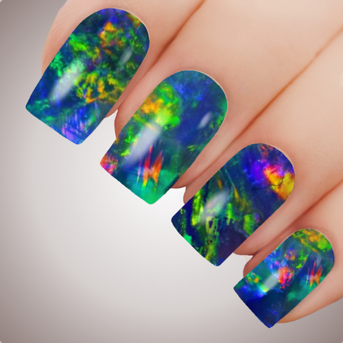 Black Opal - ULTIMATE COLLECTION - Full Nail Art Decal Water Transfer Tattoo
