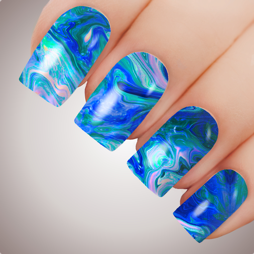 Marbled Memories - ULTIMATE COLLECTION - Full Nail Art Decal Water Transfer Tattoo