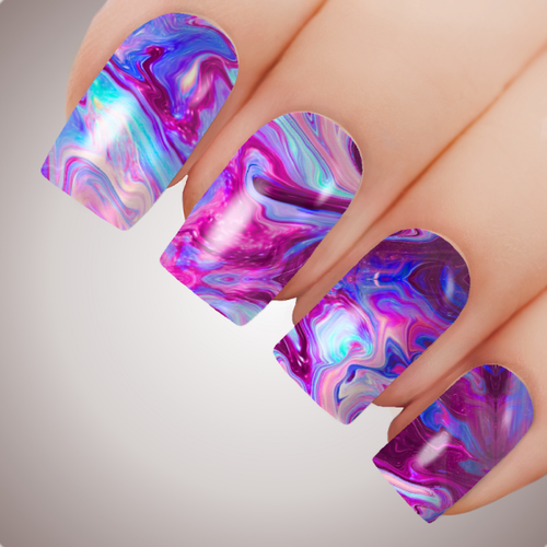 Marbled Passions - ULTIMATE COLLECTION - Full Nail Art Decal Water Transfer Tattoo