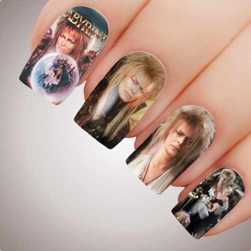 DAVID BOWIE LABYRINTH Full Cover Nail Decal Art Water Slider Sticker