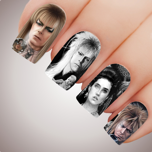 LABYRINTH Full Cover Nail Decal Art Water Slider Sticker