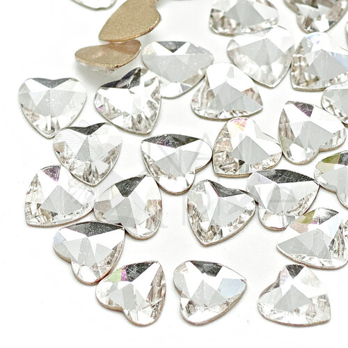 NAILpixie 6x6mm Crystal HEART Jewel K9 Glass Jewellery Rhinestone Nail Jewelry