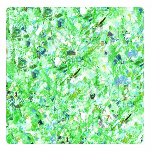 Iridescent Green ICE MYLAR Nail Art Cracked Glitter for Acrylic Gel 